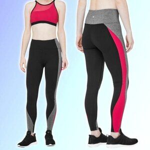 LULULEMON Get Going Train Tight *28" Sz 4 Heathered Black Flamenco Red
